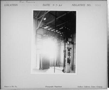 San Antonio Substation - Interior - Switchboard