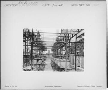 San Bernardino Substation - 60kV Rack