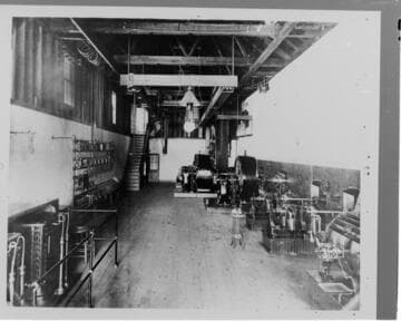 Mill Creek 1, 2&3 Powerhouse - interior of old Mill Creek #1