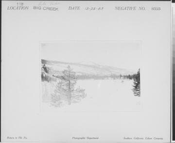 Big Creek, Florence Lake Dam