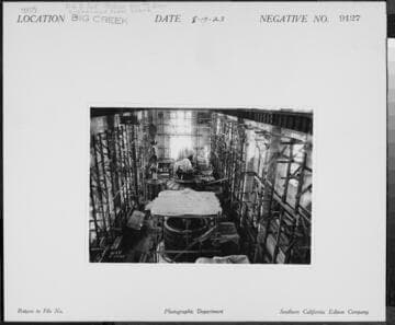 Big Creek Powerhouse #3 - PH #3 Interior looking west