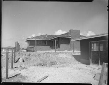 New home construction site