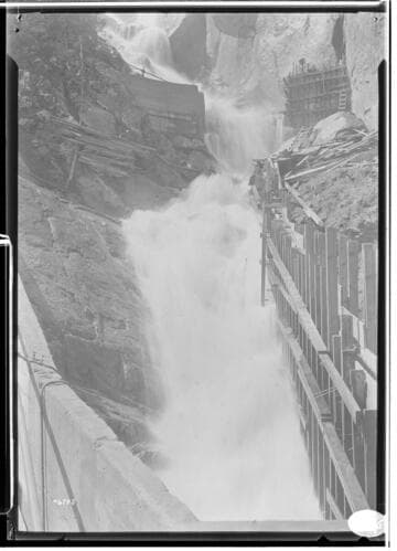 Big Creek, Shaver Lake Dam - Outlet