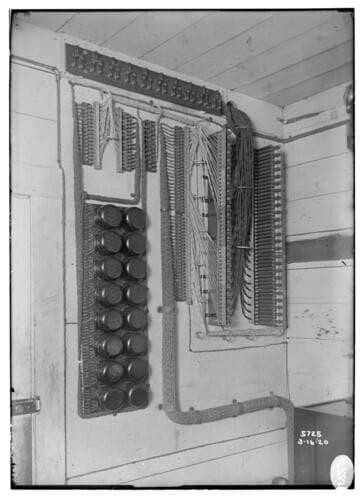 Telephone wiring installation in General Office