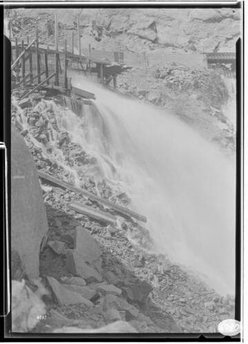 Big Creek, Shaver Lake Dam - Outlet