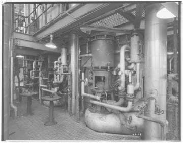 Etiwanda Steam Station - General view of Boiler Circulating Pumps