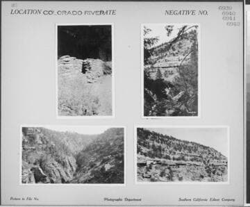 Colorado River - Cliff dwelling ruins