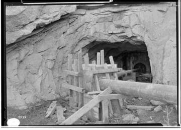 New pipeline which taps Eley Creek into Tunnel #2 Adit #6