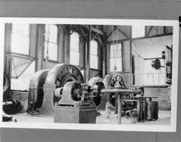 The old interior of Kaweah #1 Hydro Plant