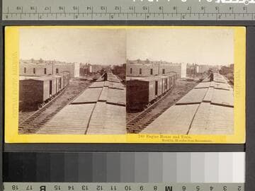 240. Engine House and Train