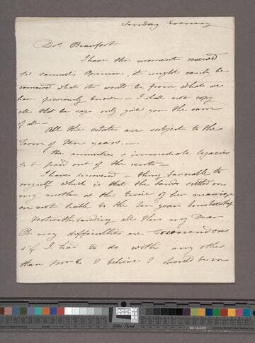 Edgeworth, Lovell.  Letter to Sir Francis Beaufort