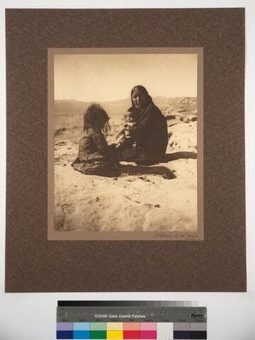 Children of the Desert. Near Oraibi. Hopi