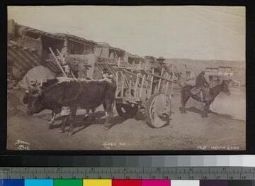 Jemez, N.M. Old Indian Cart