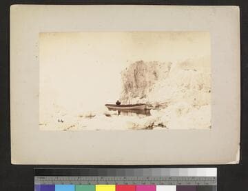 Tied up to an ice flo, waiting a victim seal, duck, or walrus