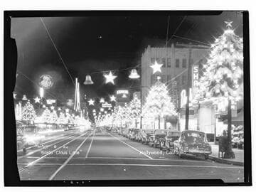 "Santa Claus Lane" Hollywood, California
