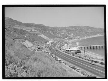 Malibu Sport Fishing Pier and Anchor Inn Cafe on Pacific Coast Highway