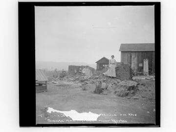 The old Peralta house on the Santa Ana River near Yorba