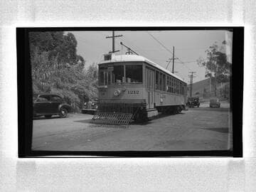 Los Angeles Transit Lines streetcar no. 1212, "Special Car."