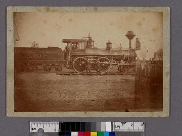 Locomotive No. 1 of Los Angeles and Independence Railroad