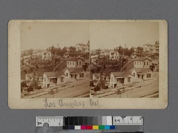 West Second Street and South Olive Street, Bunker Hill, Los Angeles, Cal