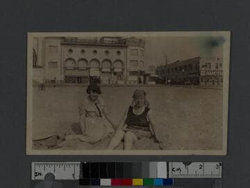 Two women on the beach in Ocean Park