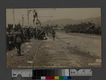 Motor road race, Santa Monica, Cal. May 4, 1912