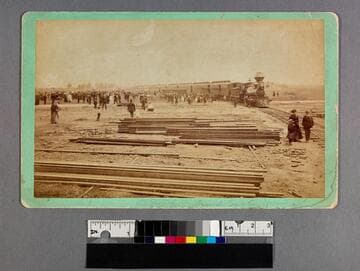 Southern Pacific train entering Santa Monica