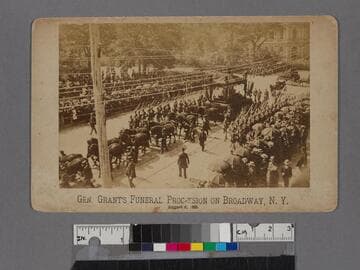 Gen. Grant's funeral procession on Broadway, N. Y