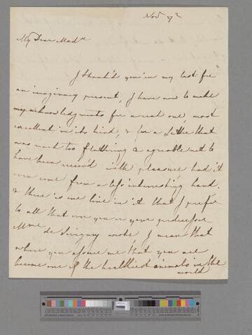 Harcourt, Elizabeth (Venables-Vernon), Countess Harcourt. Letter to Elizabeth (Robinson) Montagu