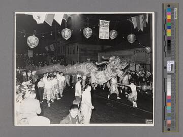 Dragon parade, Moon Festival, Los Angeles