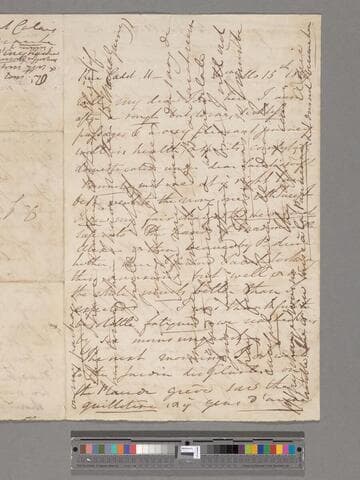 Opie, Amelia (Alderson).  Letter to Thomas John Alderson