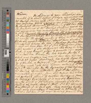 Theophilus Leigh letter, Balliol College, to Lady Susan Keck