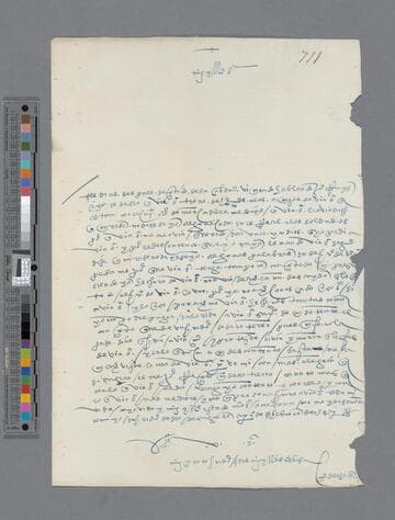 Gonzalo Delgadillo letter to Gonzalo Pizarro