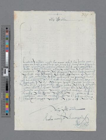 Martín Prieto letter to Gonzalo Pizarro