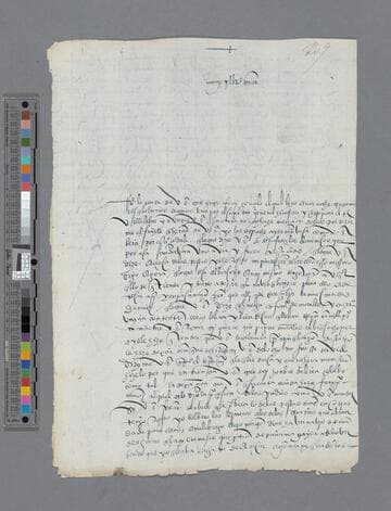 Diego de Mora letter to Gonzalo Pizarro