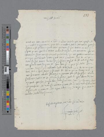 Martín de Olmos letter to Gonzalo Pizarro