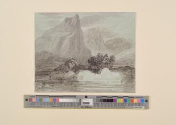 Mountain and Lake Landscape