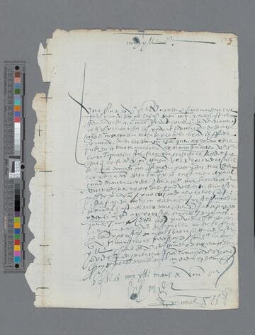 Manuel Estacio letter to Gonzalo Pizarro
