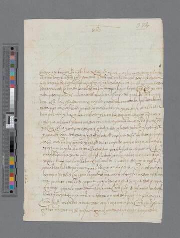 Rodrigo Alonso de Herrera letter to Alonso de Villacorta