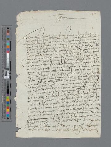 Rodrigo Camudio letter to Gonzalo Pizarro