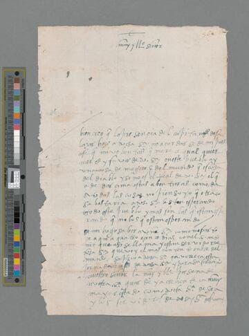 Rodrigo Niño letter to Gonzalo Pizarro