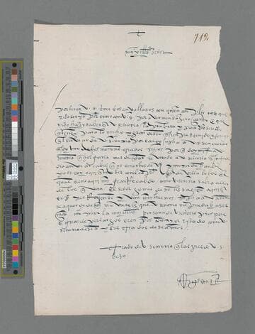 Gonzalo Diaz de Pineda letter to Gonzalo Pizarro