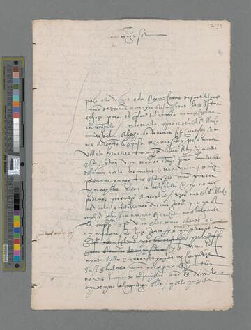 Gonzalo Pizarro draft letter to Cabildo de Lima