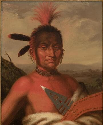 Moanahonga (Great Walker), An Ioway Chief