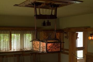 Chandelier for the dining room, Laurabelle A. Robinson house, Pasadena