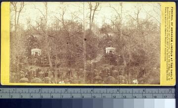 Funeral of Abraham Lincoln at the Vault