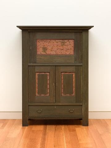 Cabinet with Tulip Poplar Panels