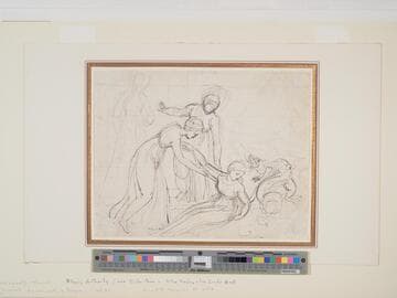 Allegory of Charity; Female Figures with a Dragon