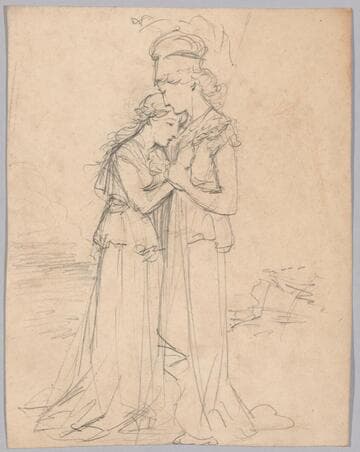 Athena Comforting a Young Woman