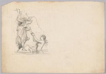 Two Women, One in the Water, Other on Shore